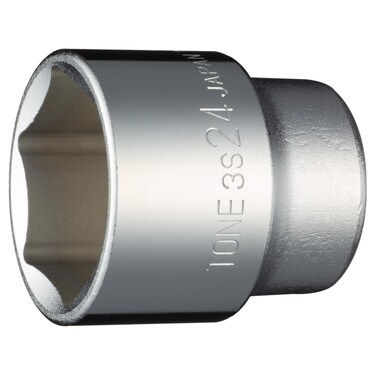 Tone Socket 6-Point 3S-24 3/8" Inch Drive 24MM
