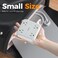 Tessan Flat Extension Cord 5FT, Flat Plug Power Strip, Grey