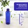 Yeuikerr 36 Pack Blue Small Spray Bottles 4 Oz/120 Ml Plastic Spray Bottles, Fine Mist Empty Small Travel Spray Bottle, Refillable Mini Sprayer Empty Bottle Bulk with 10 Funnels and 10 Labels