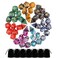 Babejia 49PCS Dnd Dice Set, 7 Polyhedral Rpg Dice Sets with Storage Bag