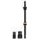 Dewalt Flextorq Socket and Socket Extension, 4 in 1, 7MM & 8MM, 10MM & 13MM, with 6 Inch Extension, Double Ended Nut Driver (Dwadendext-2Mm), Black