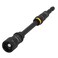 Dewalt Flextorq Socket and Socket Extension, 4 in 1, 7MM & 8MM, 10MM & 13MM, with 6 Inch Extension, Double Ended Nut Driver (Dwadendext-2Mm), Black
