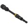 Dewalt Flextorq Socket and Socket Extension, 4 in 1, 7MM & 8MM, 10MM & 13MM, with 6 Inch Extension, Double Ended Nut Driver (Dwadendext-2Mm), Black