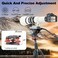 Koolehaoda Tripod Leveling Base Camera Leveler 3 Axis Tri Wheel Head