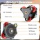 Koolehaoda Tripod Leveling Base Camera Leveler 3 Axis Tri Wheel Head