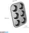Chef Aid 6 Cup Non-Stick Muffin and Cupcake Pan, Grey