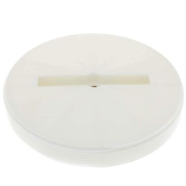 Sioux Chief 6" Slotted Polypro Flush Plug W/Threaded Brass Insert