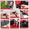 Swess 65 Inch Lawn Mower Throttle Cable Kit with Switch Lever Handle