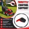 Swess 65 Inch Lawn Mower Throttle Cable Kit with Switch Lever Handle