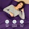 CGK Unlimited Split King 7PC Bed Sheet Set - Breathable &amp; Cooling - Purple