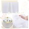 SoarDream White Sequin Tablecloth 90"x156" Wedding Glitter Table Cloth