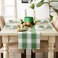 Dii St. Patrick's Day Collection Tabletop, Table Runner, 13X72, Green Plaid