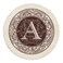 Thirstystone Monogram Letter Absorbent Sandstone Coaster 4-Pack