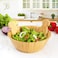 Totally Bamboo Flared Bamboo Serving Bowl, 12" X 12" X 4