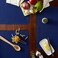 Dii Jute Burlap Collection Kitchen Tabletop, Placemat Set, 13X19, Solid Nautical Blue, 6 Count