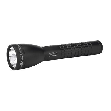 MagLite Ml50Lx 2-Cell C LED Flashlight, Adjustable Beam, Water-Resistant, Multiple Light Modes, Long Runtime, Tactical-Style Grip Black