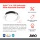 Juno 6" Adjustable LED Wafer Downlight, 5-IN-1 Cct, Matte White