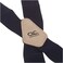 Custom Leathercraft Clc 110BLU Heavy-Duty Work Suspenders, Elastic Straps, One Size, Blue