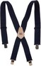 Custom Leathercraft Clc 110BLU Heavy-Duty Work Suspenders, Elastic Straps, One Size, Blue