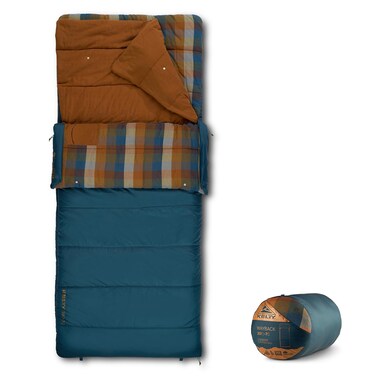 Kelty Wayback 20F Degree Flannel Lined Rectangular Sleeping Bag (Pond)