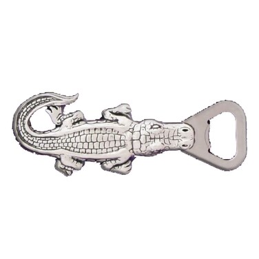 Basic Spirit Alligator Pewter Bottle Opener