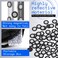 Kingdder 200 Pcs 3D Magnetic Scanner Marker, Inner 6.0 Mm Outer 10 Mm