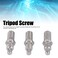 Kimiss 3PCS 3/8 to 1/4in Male Threaded Screw Adapter Camera Tripod Mount Double Sided Standard Mounting Camera Screw Adapter Thread Camera Tripod Conversion Tripod Screw for Tripod Ptz