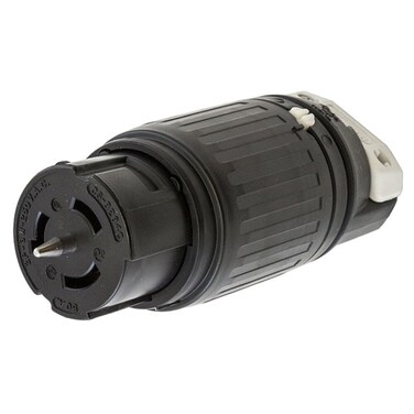 Hubbell Lckcon, Strt;50 a; Blk; White, Nyl, Non-Nema CS8264C - 1 Each