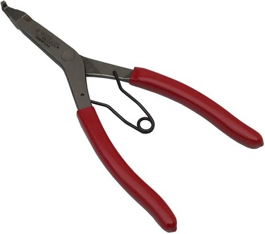 Wilde Tool G409.NP Angle Tip Lock Ring Pliers, 9 Inch with Satin Finish