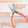 Leontool 6-Inch Transverse End Cutter Smt/SMD Chip Cutters Side Cutting Pliers Front Angle Cutter Nipper End Cutter with Extra Long Flat Nose Tip Cutter 90 Degree Blade Precision Plastic Model