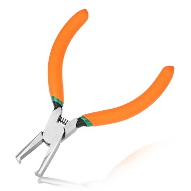 Leontool 6-Inch Transverse End Cutter Smt/SMD Chip Cutters Side Cutting Pliers Front Angle Cutter Nipper End Cutter with Extra Long Flat Nose Tip Cutter 90 Degree Blade Precision Plastic Model