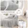 Intelligent Design Cotton Blend Jersey Knit Sheet Set King Size, Grey