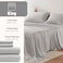 Intelligent Design Cotton Blend Jersey Knit Sheet Set King Size, Grey