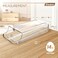 Theaoo Egg Holder for Fridge, Automatic Rolling Egg Container, Clear, 1Pack