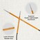 KnitPro Zing Fixed Circular Needles Asymmetrical 10" (25CM) Us Size 1 (2.25mm)