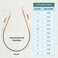 KnitPro Zing Fixed Circular Needles Asymmetrical 10" (25CM) Us Size 1 (2.25mm)