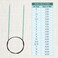 KnitPro Zing Fixed Circular Needles 32" (80CM) Us Size 3 (3.25mm)