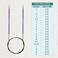 KnitPro Zing Fixed Circular Needles 32" (80CM) Us Size 5 (3.75mm)