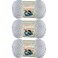 Bernat Softee Baby Yarn 3 Pack Bundle Includes 3 Patterns Dk Light Worsted, Grey Marl, Large