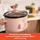 Bella Savor 6QT Programmable Non-Toxic, Slow Cooker, Blossom