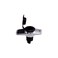 Perko 10603B0DP Chrome-Plated 3-PIN Plug-in Light Base with 5&deg; Rake - 3.75" X 1.75" Base