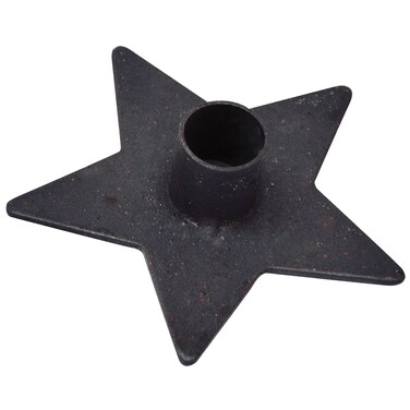 Hearthside Collection Distressed Star Candle Holder