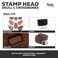 Tandy Leather Craftool Stamp Head Skull and Crossbones