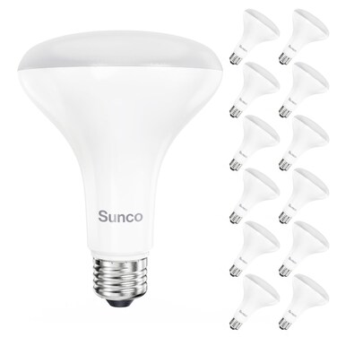 Sunco Lighting 12 Pack BR30 LED Bulb Flood Light, E26, 16W=100W, 4000K Cool White