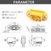 SoloGood Amass 10 Pcs Xt60E-M Mountable XT60 Male Plug Connector with Screws for Rc Models Multicopter