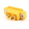 SoloGood Amass 10 Pcs Xt60E-M Mountable XT60 Male Plug Connector with Screws for Rc Models Multicopter