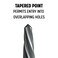 Drill America 1/2" Bridge/Construction Reamer with 1/2" Shank, Dwr Series