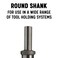 Drill America 1/2" Bridge/Construction Reamer with 1/2" Shank, Dwr Series