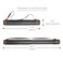 VViViD Extra Large Black Plastic Telescoping Transit Poster & Document Storage Tube W/Adjustable Nylon Carrying Strap (Medium (17.5" X 2.5"))