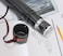VViViD Extra Large Black Plastic Telescoping Transit Poster & Document Storage Tube W/Adjustable Nylon Carrying Strap (Medium (17.5" X 2.5"))
